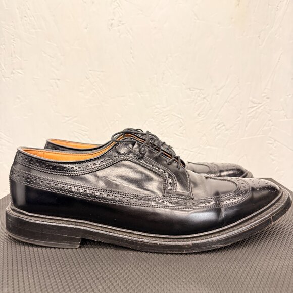 Allen Edmonds MacNeil Black Longwing Brogues 10.5D Made in USA